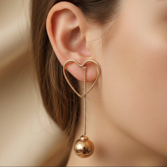 Golden Love Drop Earrings