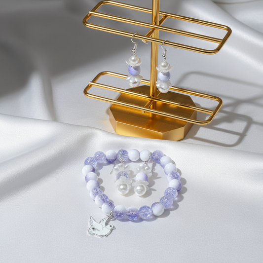 The Ethereal Dove Medley in Rose & Lavender.