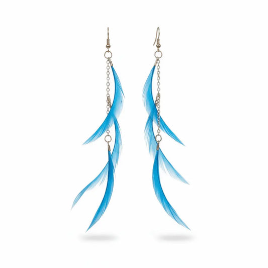 Blue feather