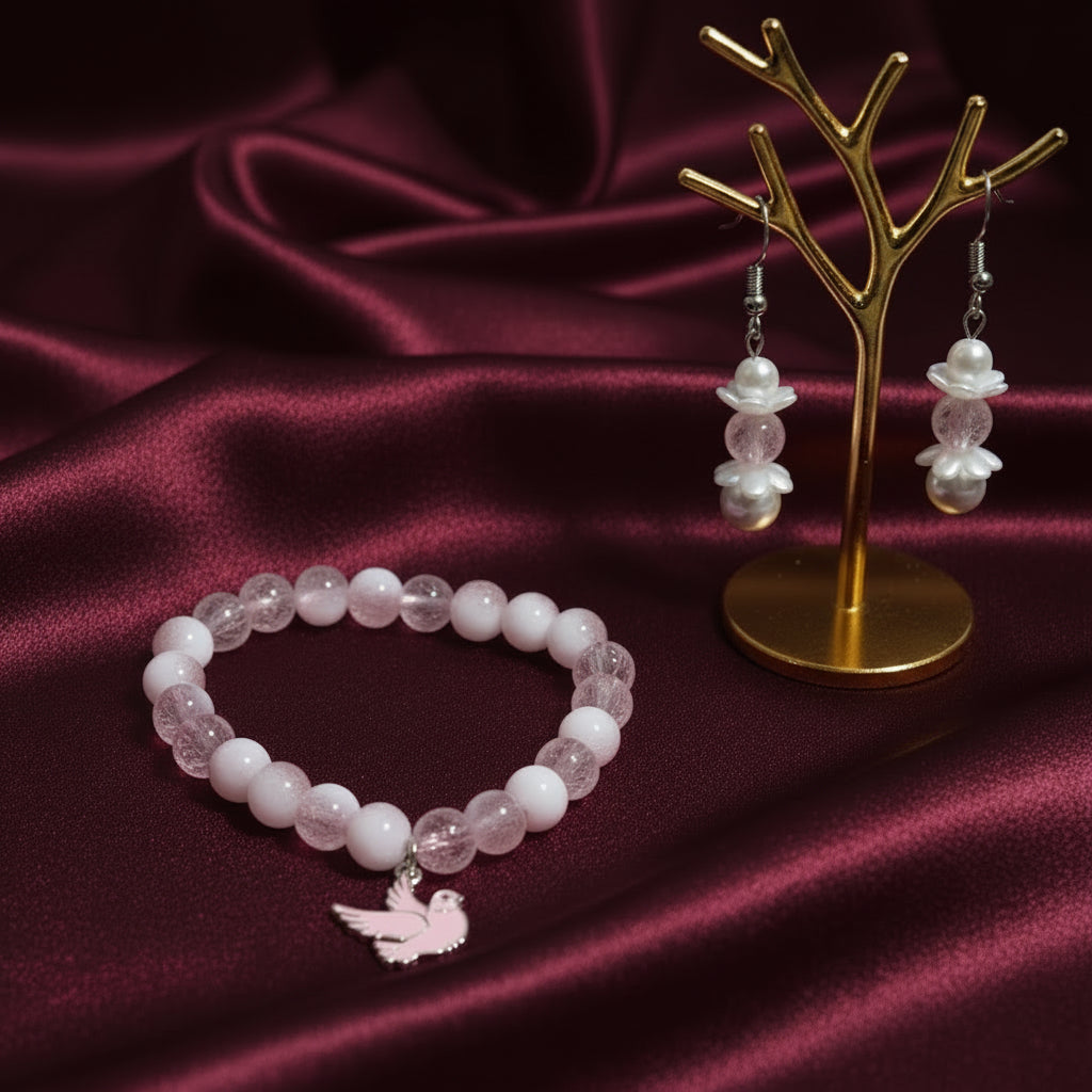 The Ethereal Dove Medley in Rose & Lavender.