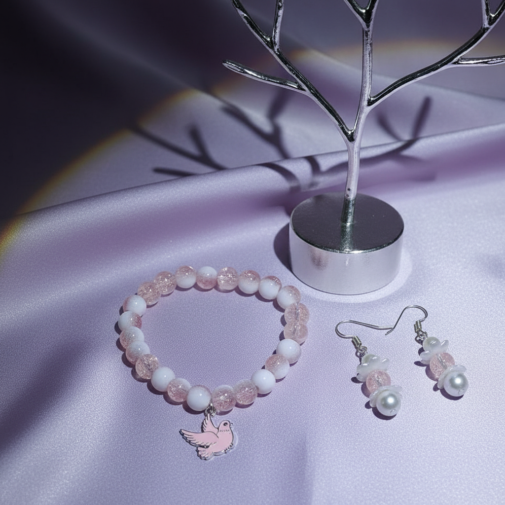 The Ethereal Dove Medley in Rose & Lavender.