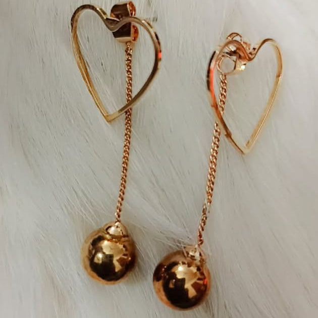 Golden Love Drop Earrings