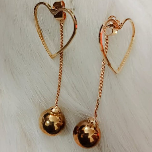 Golden Love Drop Earrings