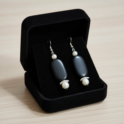 Monochrome Muse Earrings