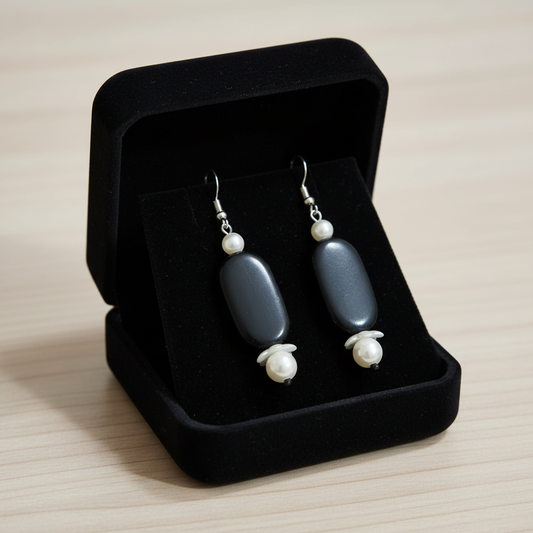 Monochrome Muse Earrings
