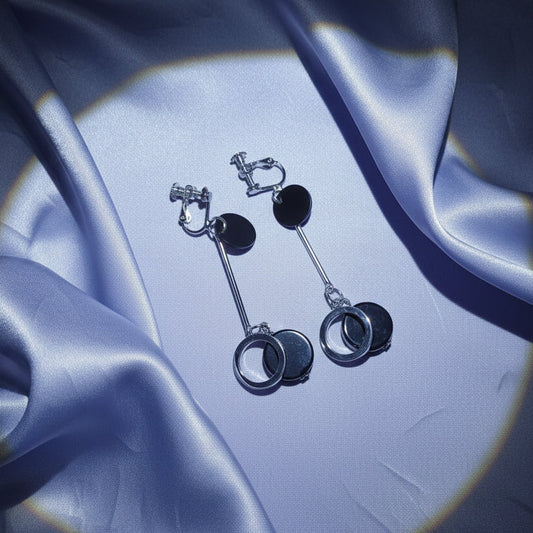 Silver Circle Dangles