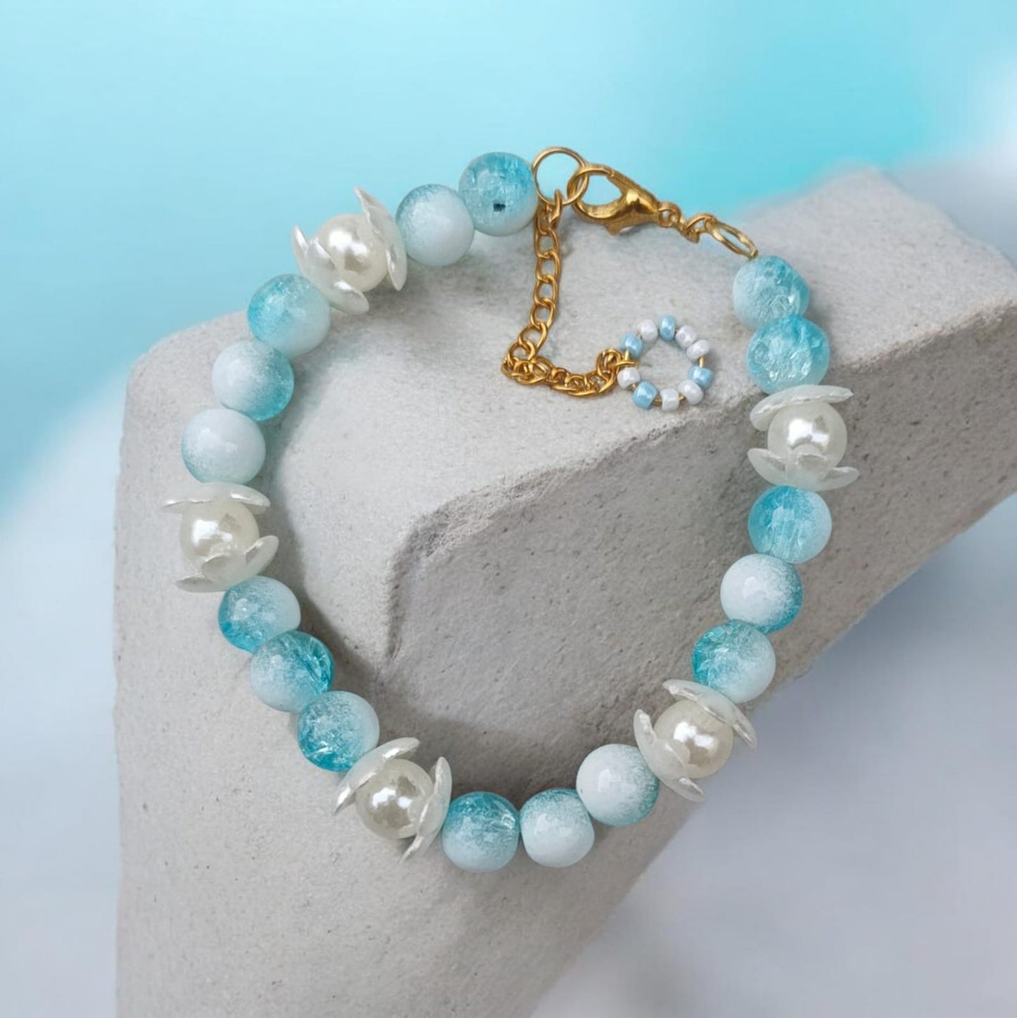 Turquoise Daisy Necklace and Bracelet